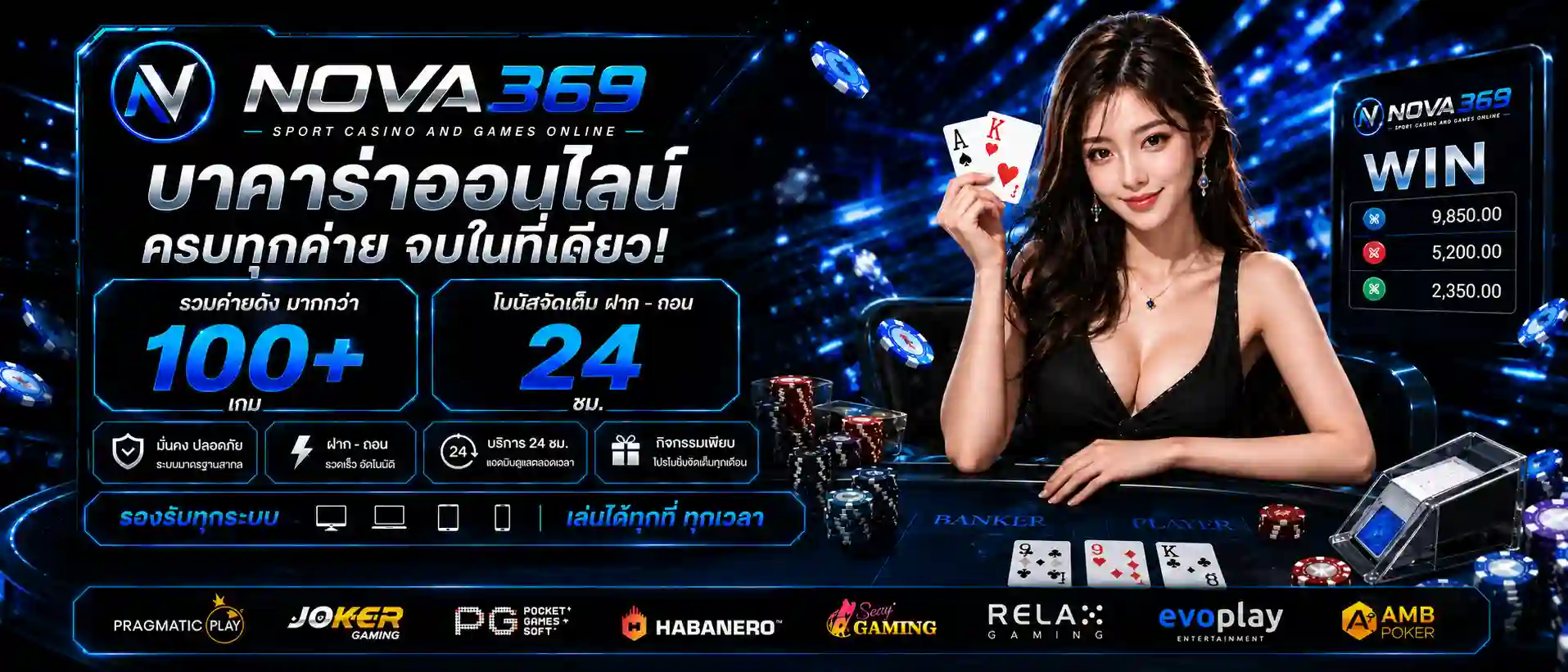 ไม่ติดเทิร์นโอเวอร์ NOVA369 ใช้สิทธิ์ตามเงื่อนไขได้คล่องตัวดี